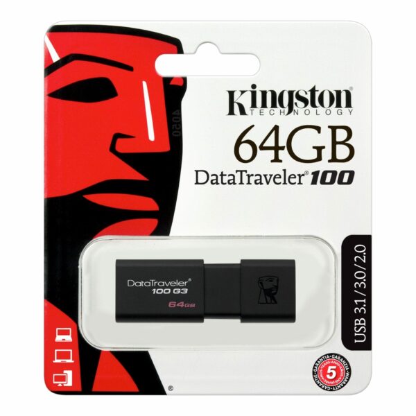 Pendrive Memoria USB Kingston Data Traveler 64GB USB3.0
