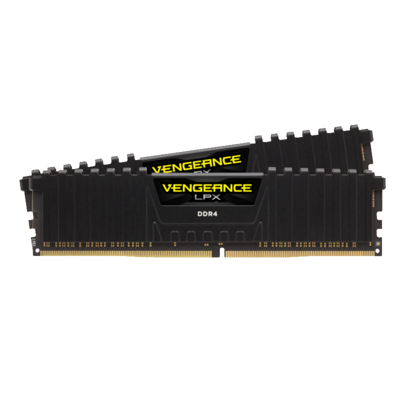 Kit de memoria ram VENGEANCE® LPX 16GB (2x8GB) DRAM DDR4 a 3000 MHz – Negro